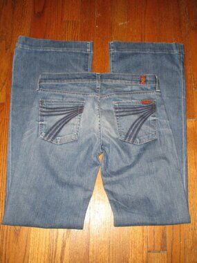 7 FOR ALL MANKIND Dojo Flare Jeans 29x35